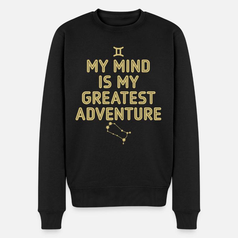 Gémeaux Zodiac Aventure, - Pull Premium bio Homme - noir
