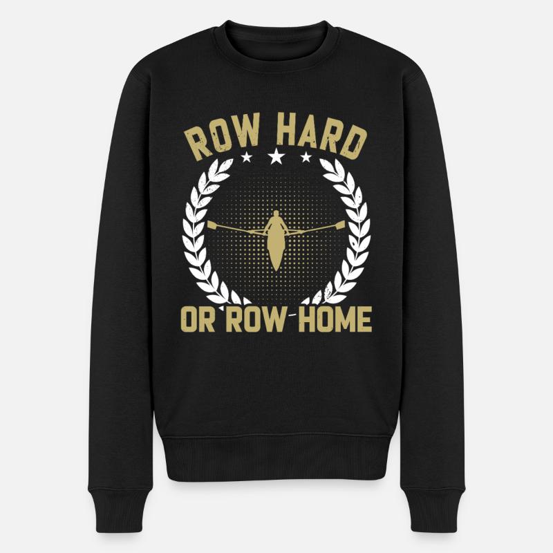 Rameur Row Hard - Pull Premium bio Homme - noir