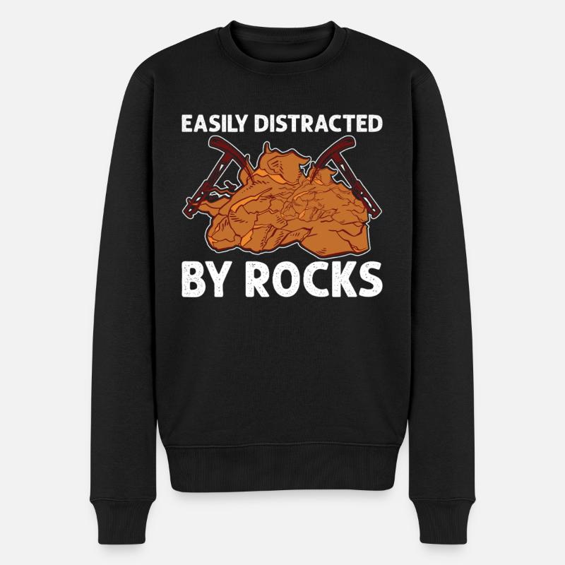 Géologue Rocks - Pull Premium bio Homme - noir