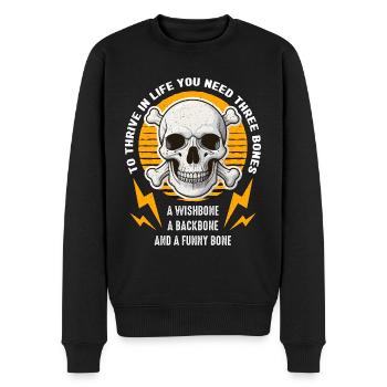 Orthopedic Surgeon To Thrive In Physical Therapy - Men's Premium Organic Jumper - black - Front - Nico (187cm)
