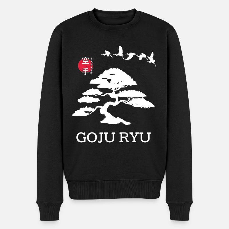 Goju Ryu Karate Best Kampfkunst Seit 1930 - Männer Premium Bio Pullover - Schwarz