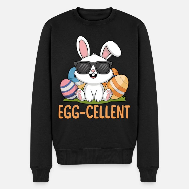 Ei Cellent - Männer Premium Bio Pullover - Schwarz