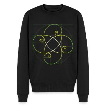 Design géométrique pour les amateurs de balises Pi - Pull Premium bio Homme - noir - Devant - Nico (187cm)