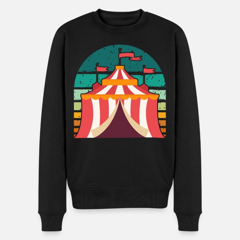 Zircus - Männer Premium Bio Pullover - Schwarz