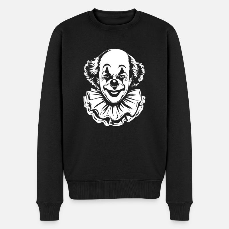 Clown d’horreur - Pull Premium bio Homme - noir