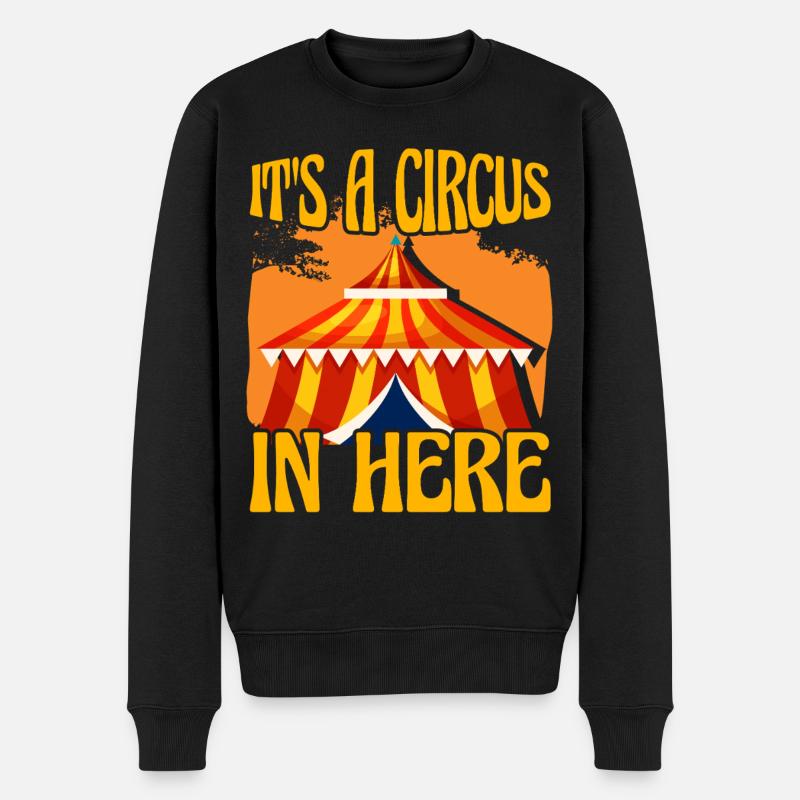 C’est un cirque ici - Pull Premium bio Homme - noir