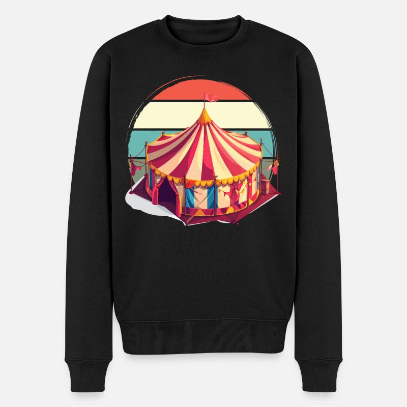 Zircus - Männer Premium Bio Pullover - Schwarz