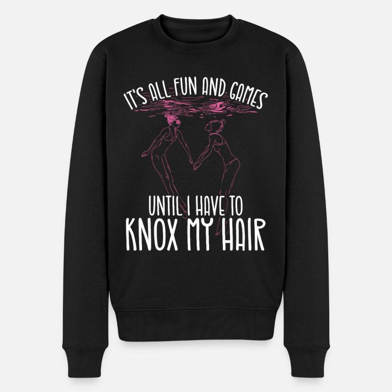 Nageuses synchronisées - Pull Premium bio Homme - noir