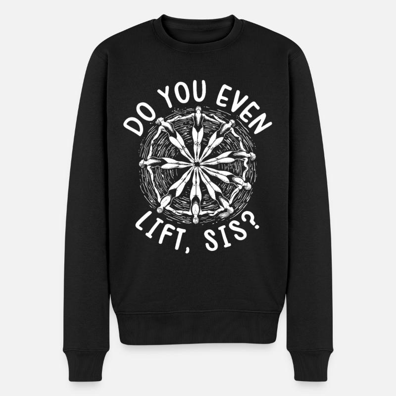 Synchronized Swimming Synchro Swimmers - Men's Premium Organic Jumper - black