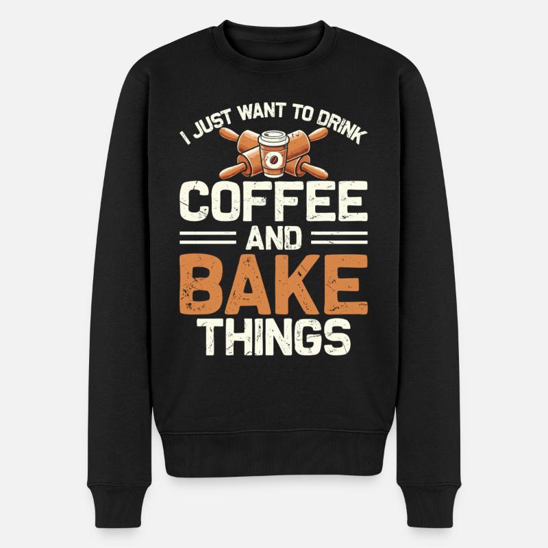 Cuire - Pull Premium bio Homme - noir