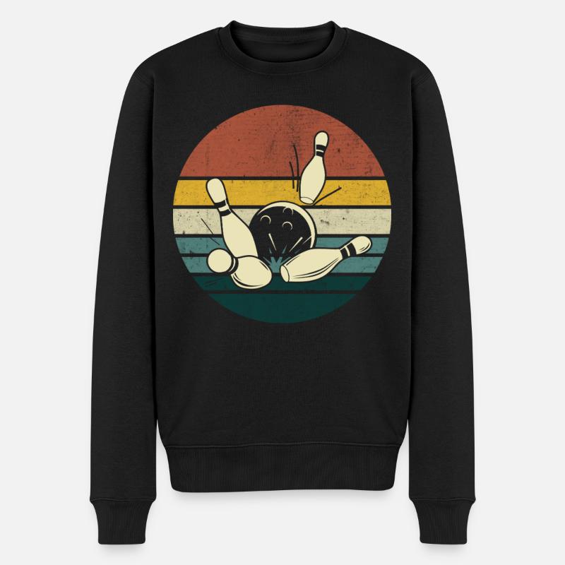Bowling - Pull Premium bio Homme - noir