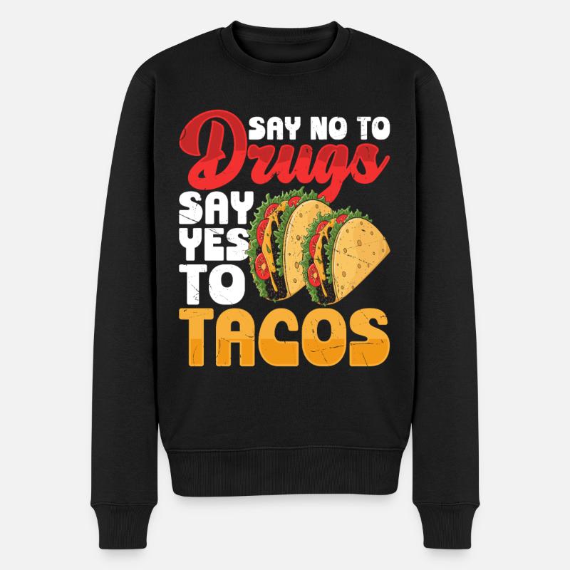 Tacos - Pull Premium bio Homme - noir
