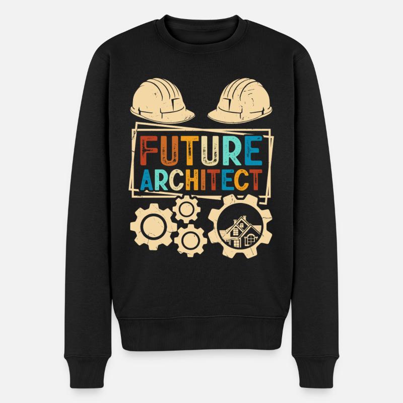 Architecte - Pull Premium bio Homme - noir