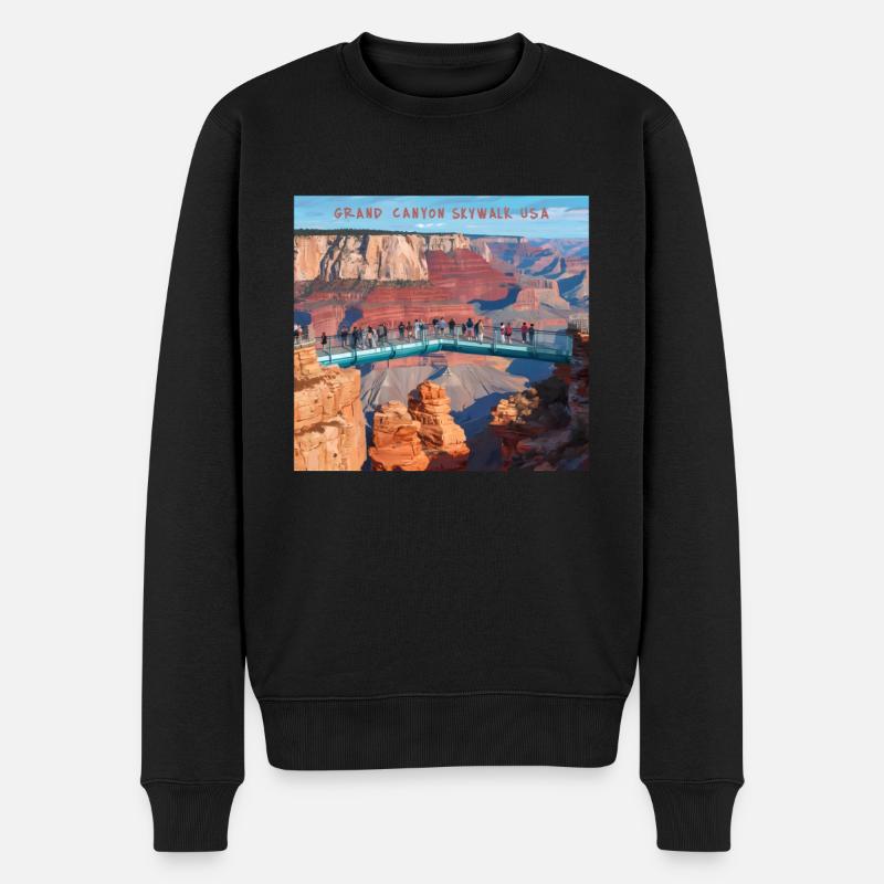 Grand Canyon SkyWalk - Pull Premium bio Homme - noir