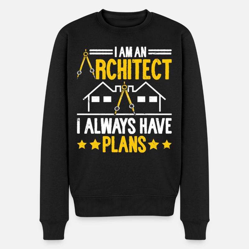 Architecte - Pull Premium bio Homme - noir