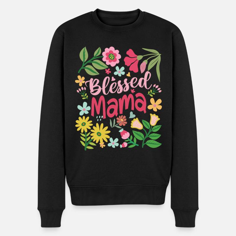 Maman - Pull Premium bio Homme - noir