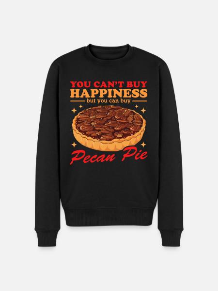 Pecan Pie Pecan Cake Gift - Men's Premium Organic Jumper - black
