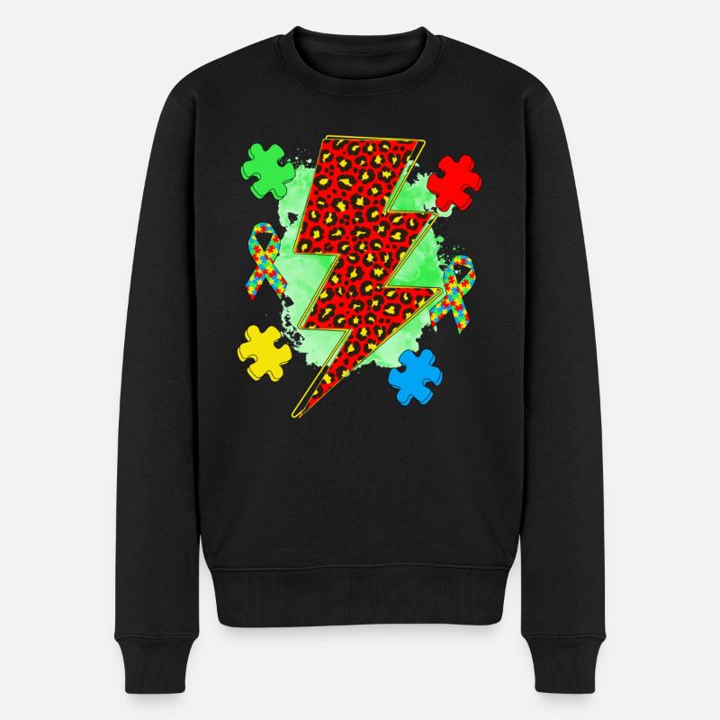 Autisme - Pull Premium bio Homme - noir