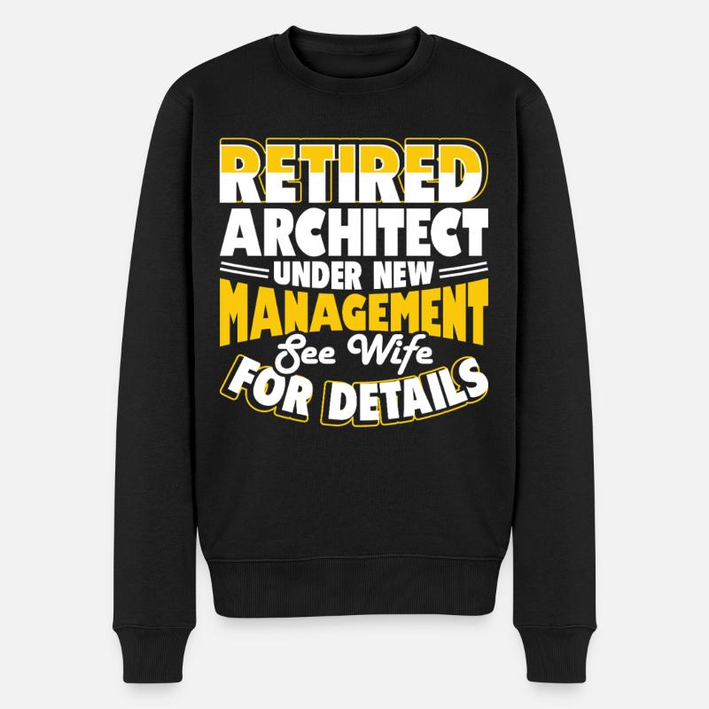 architecte - Pull Premium bio Homme - noir