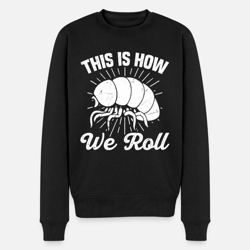 So Rollen Wir - Männer Premium Bio Pullover - Schwarz