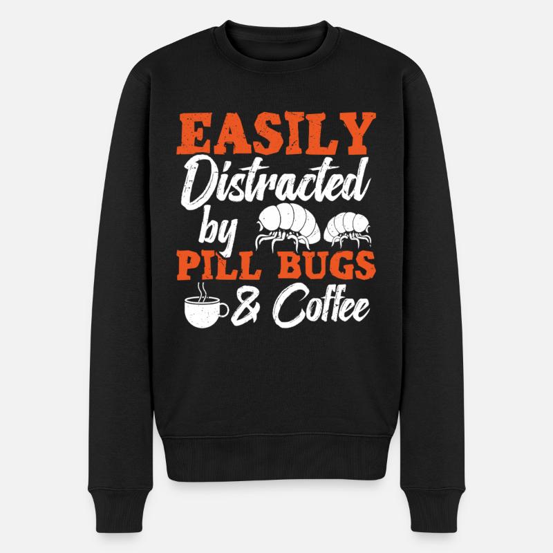 Light par Pill Bugs & Coffee - Pull Premium bio Homme - noir