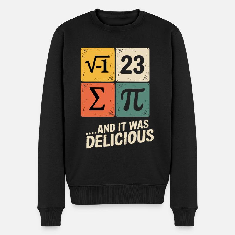 Pi Math - Pull Premium bio Homme - noir