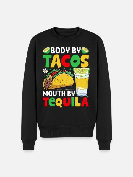 Tacos Tequila - Men's Premium Organic Jumper - black