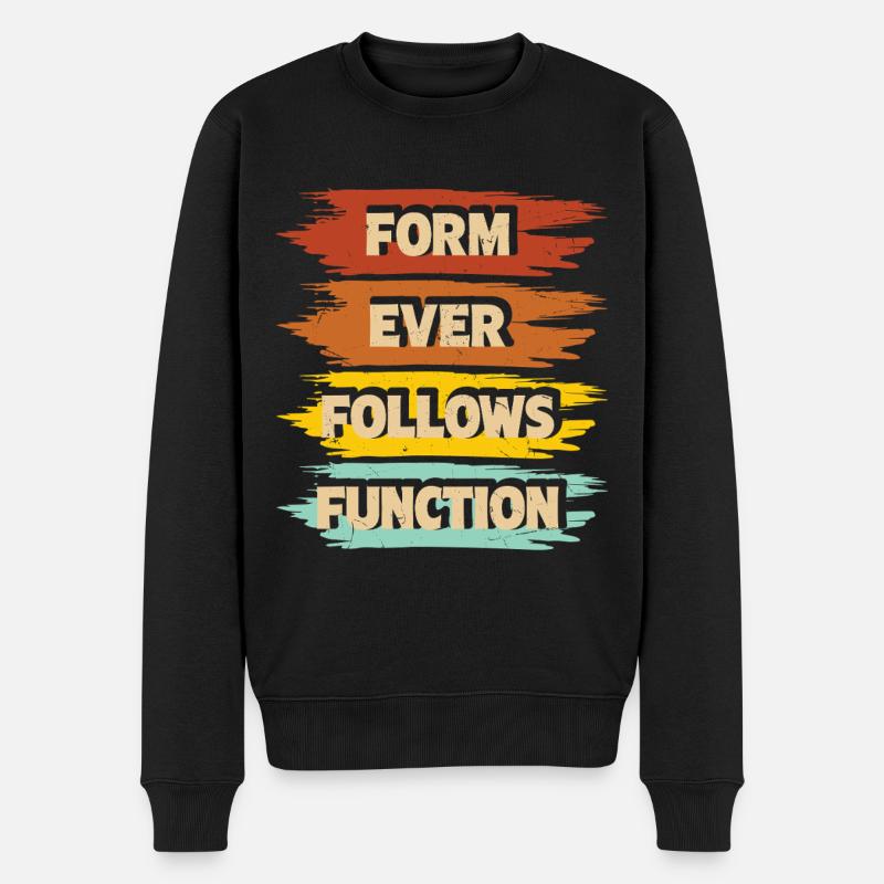 Architekt - Männer Premium Bio Pullover - Schwarz