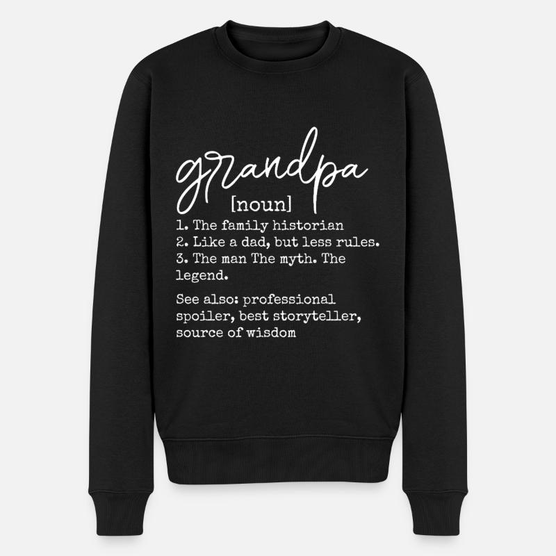 Papi - Pull Premium bio Homme - noir