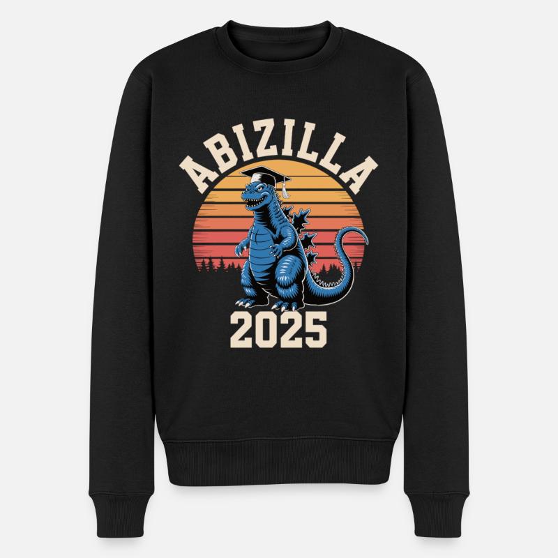 Abizilla 2025 - Männer Premium Bio Pullover - Schwarz
