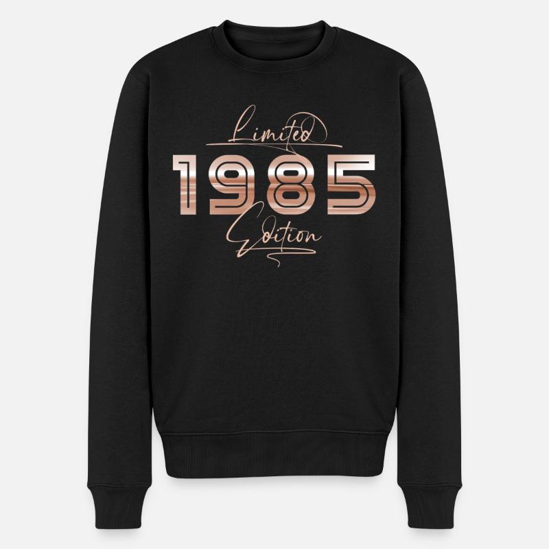 Édition limitée 1985 Cadeau d’anniversaire rétro - Pull Premium bio Homme - noir