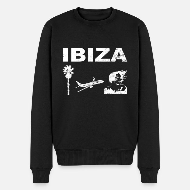 Ambiance d’Ibiza - Pull Premium bio Homme - noir