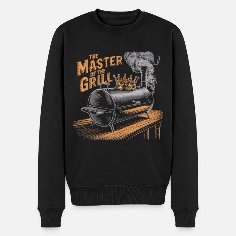 Roi du gril - Pull Premium bio Homme - noir