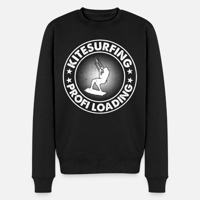 Kitesurf profi loading - Kitesurfeur - Pull Premium bio Homme - noir