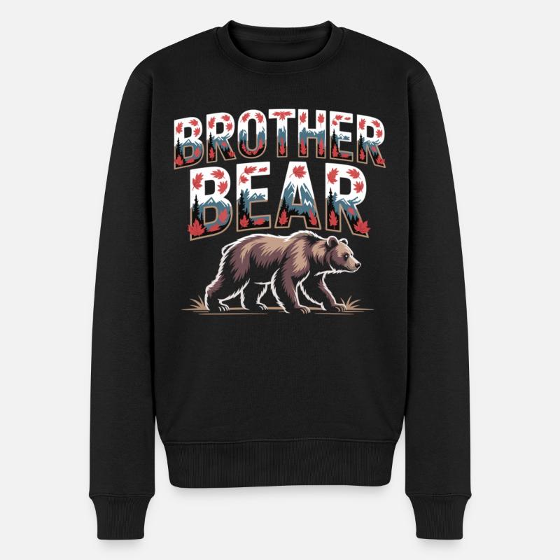 T-shirt Frère Fort - Pull Premium bio Homme - noir