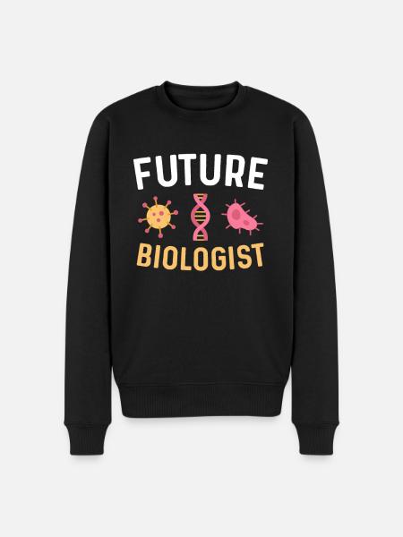 Biologe Biologie - Männer Premium Bio Pullover - Schwarz