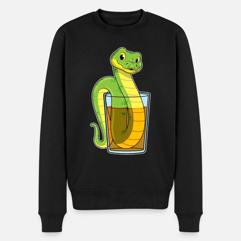 Serpent au jus - Pull Premium bio Homme - noir
