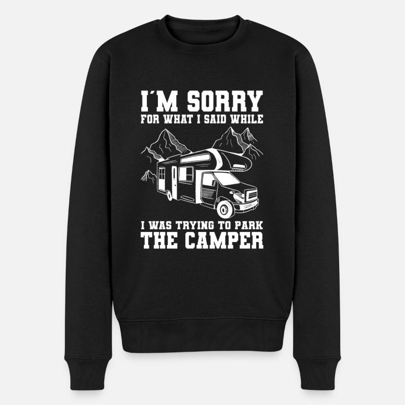 Feu de camp - Pull Premium bio Homme - noir