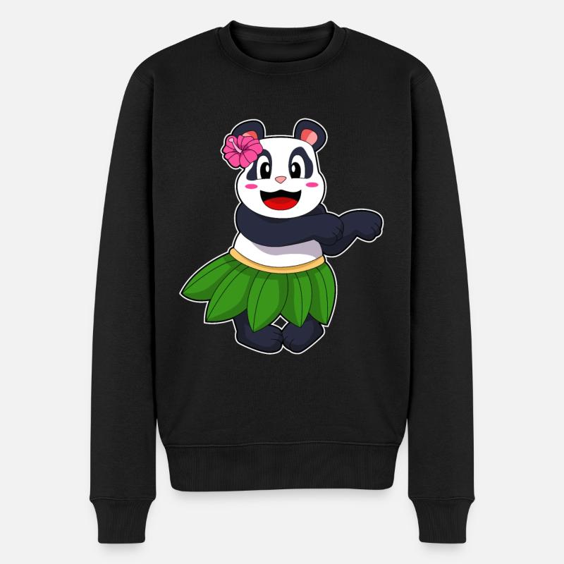 Ballet de danse panda - Pull Premium bio Homme - noir