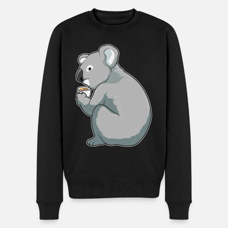 Tasse à café Koala - Pull Premium bio Homme - noir