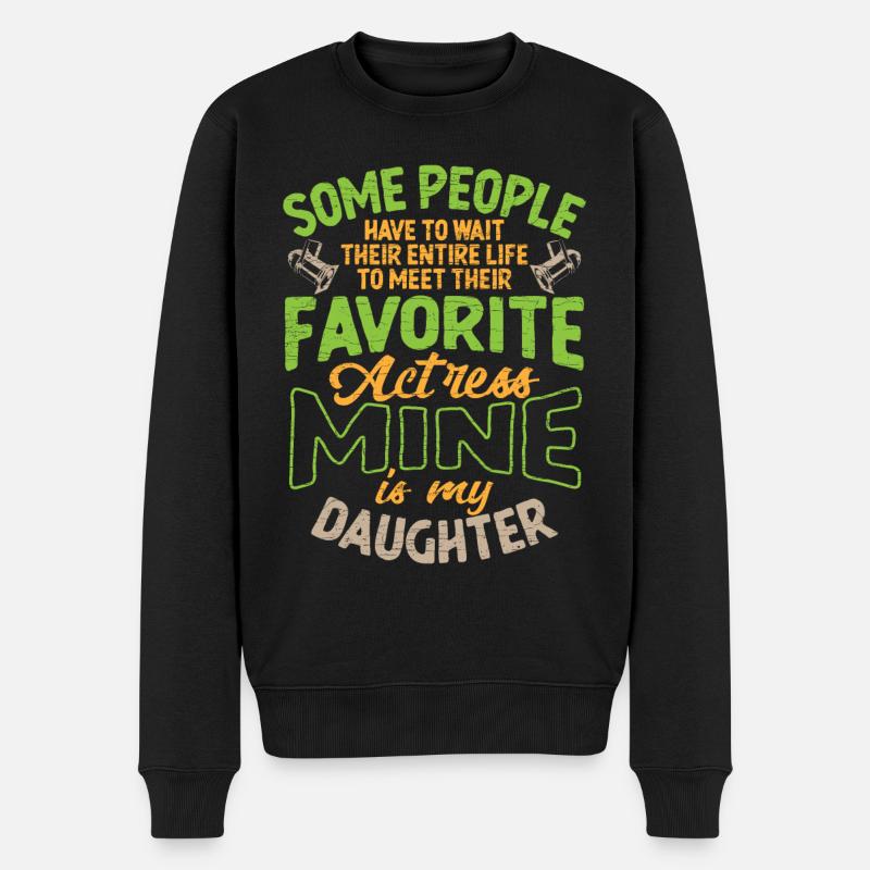 Schauspielerin Theater Geschenk - Männer Premium Bio Pullover - Schwarz