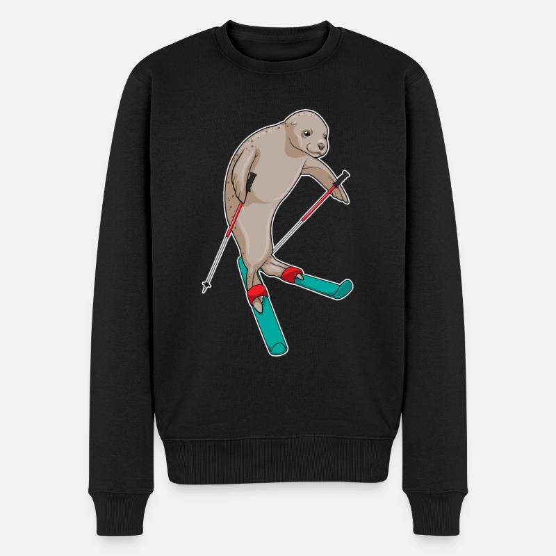 Seals Skier Ski - Pull Premium bio Homme - noir
