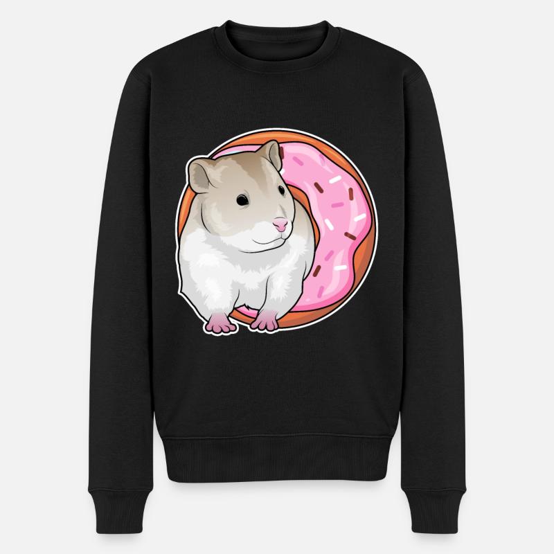 Beignet de hamster - Pull Premium bio Homme - noir