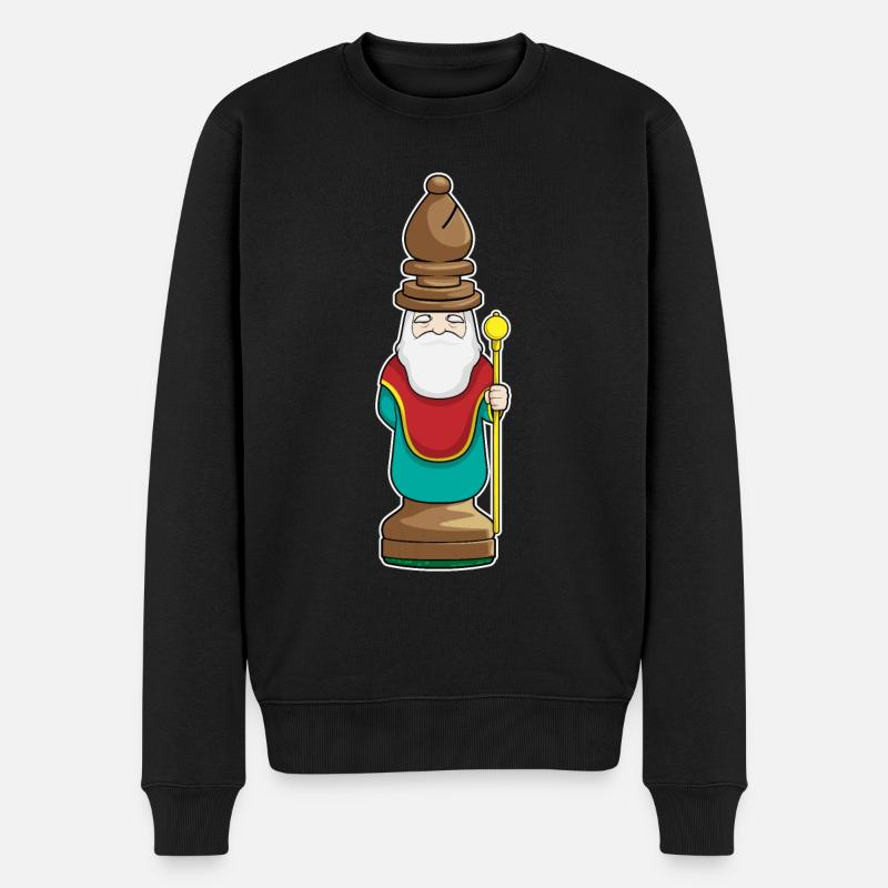 Chess piece Runner Chess - Men's Premium Organic Jumper - black