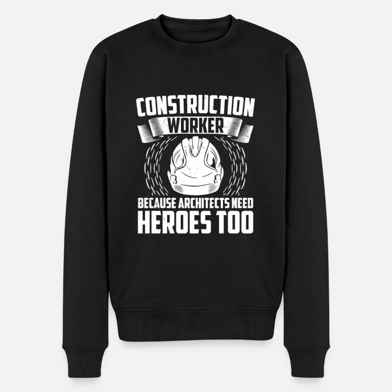 Charpentier - Pull Premium bio Homme - noir