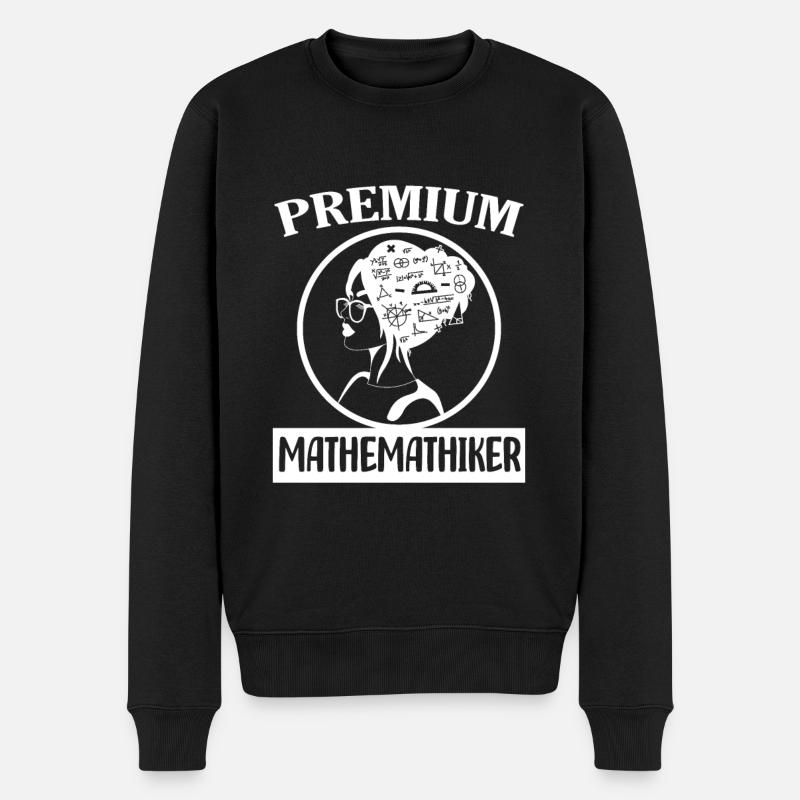 Mathématiques - Pull Premium bio Homme - noir