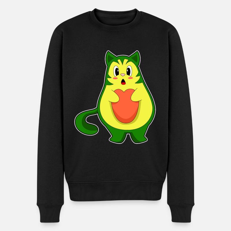 Avocat de chat - Pull Premium bio Homme - noir