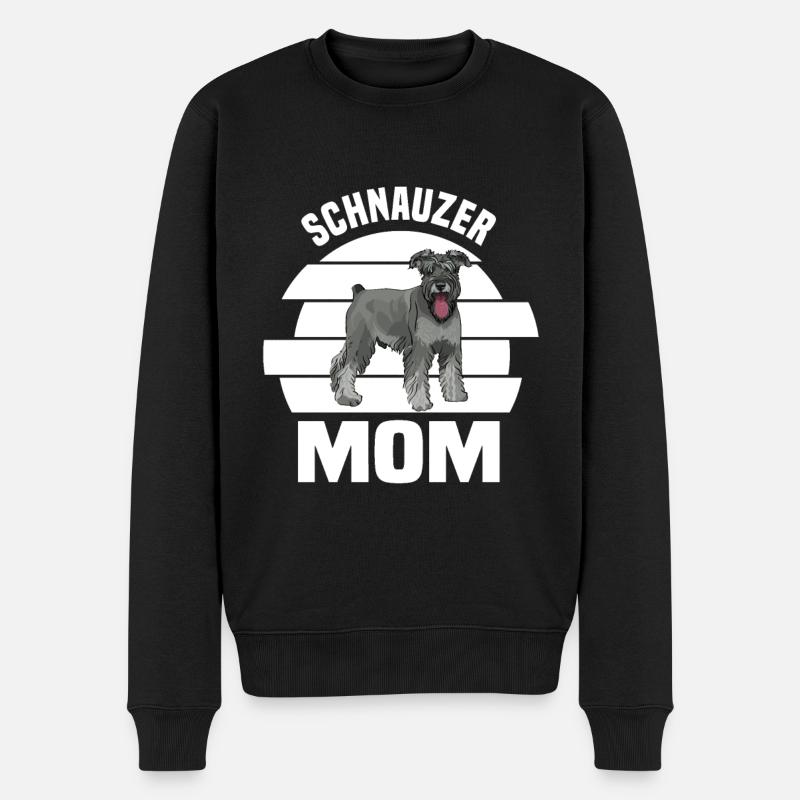 Chien Schnauzer - Pull Premium bio Homme - noir