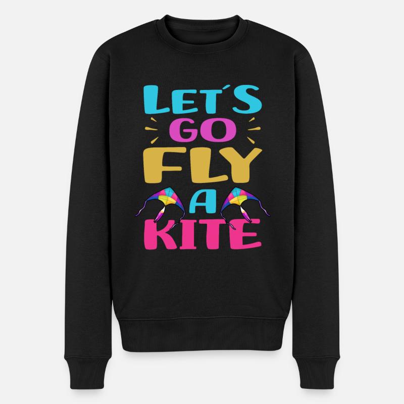 Cerf-volant - Pull Premium bio Homme - noir