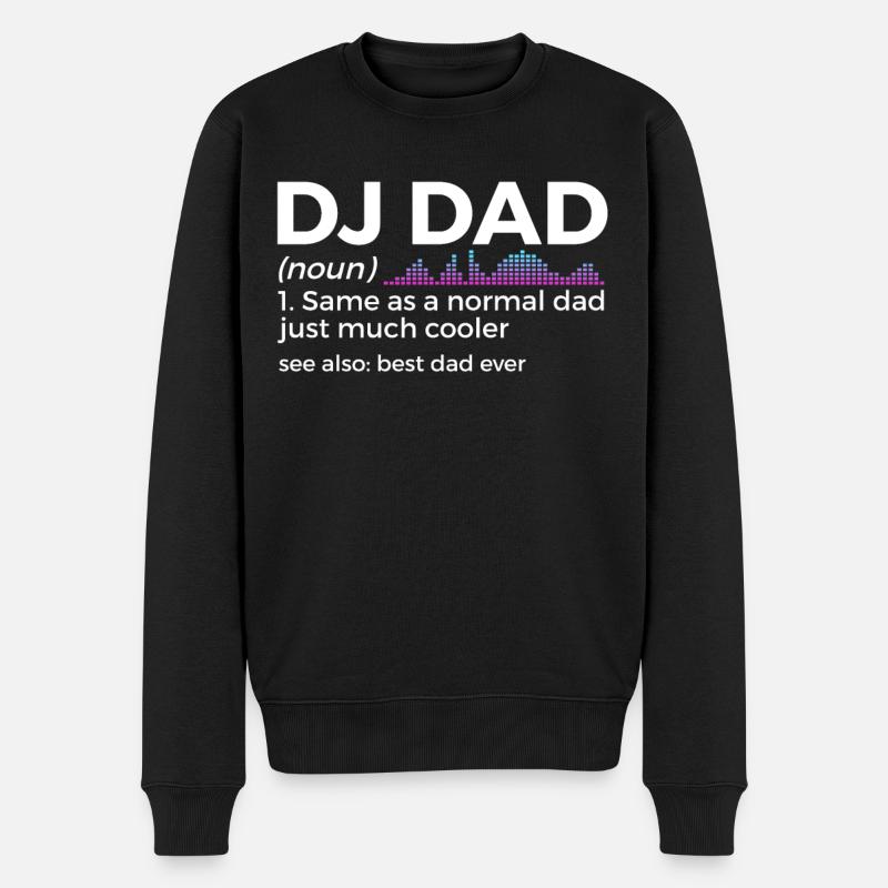DJ Performance - Men's Premium Organic Jumper - black